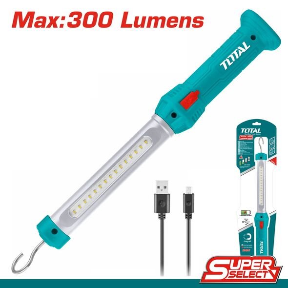 Baladeuse Led Rechargeable 300 Lumens Total