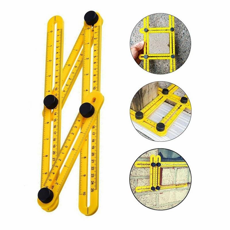 Regle Multi Angle Plastique multi-usage Prise mure faience placo repère