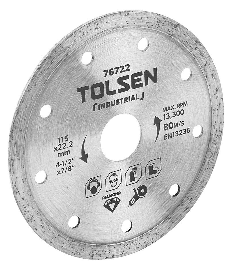 Disque Diamant Fermée 115MM TOLSEN