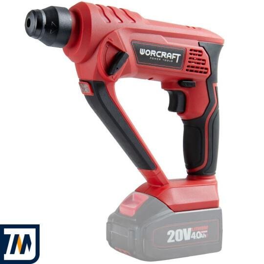 Marteau Perforateur Double Fonctions Sans-fil WORCRAFT (sans batterie ni chargeur)