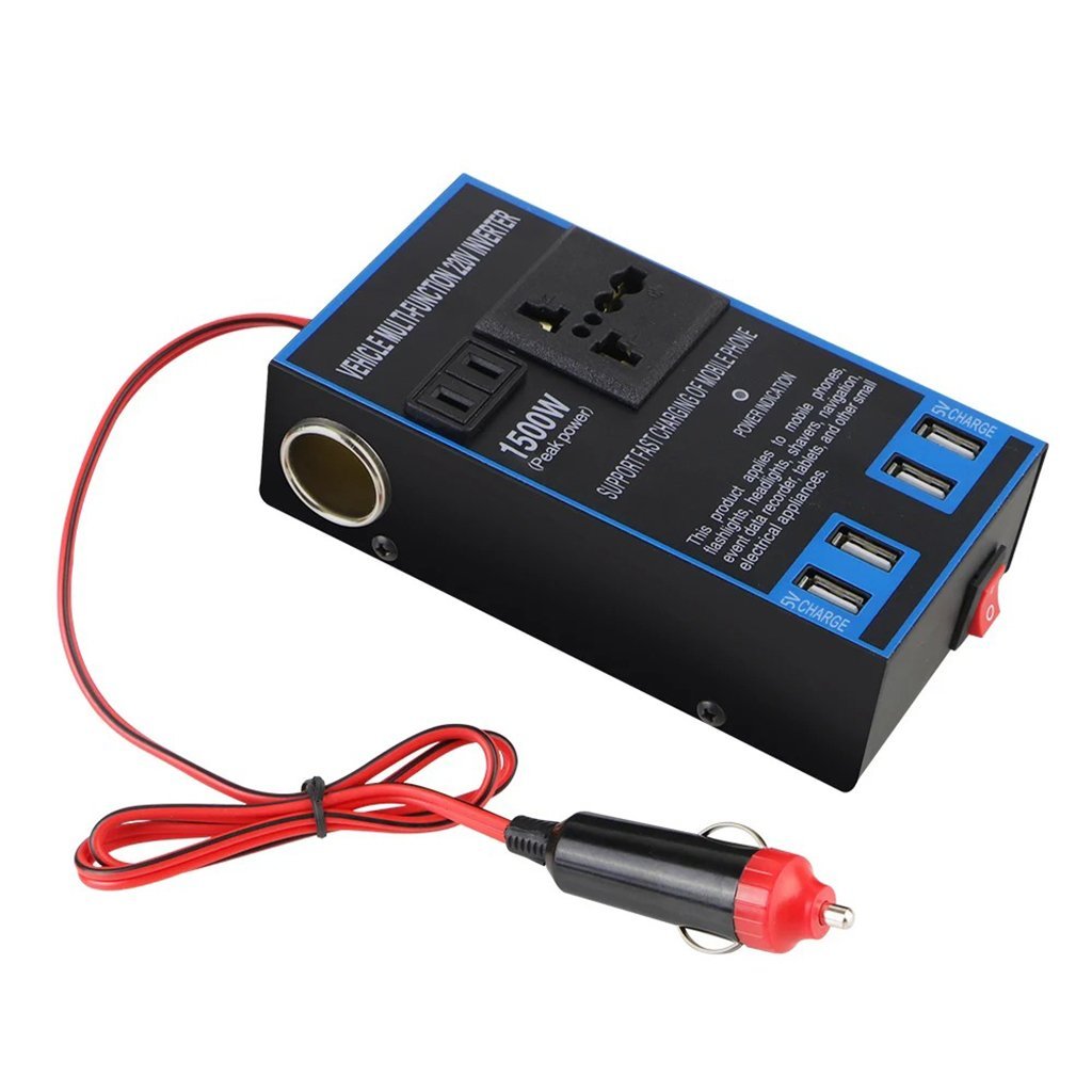 Convertisseur de Tensions pour voiture DC 12 V 24 V vers AC 110 V/220 V
