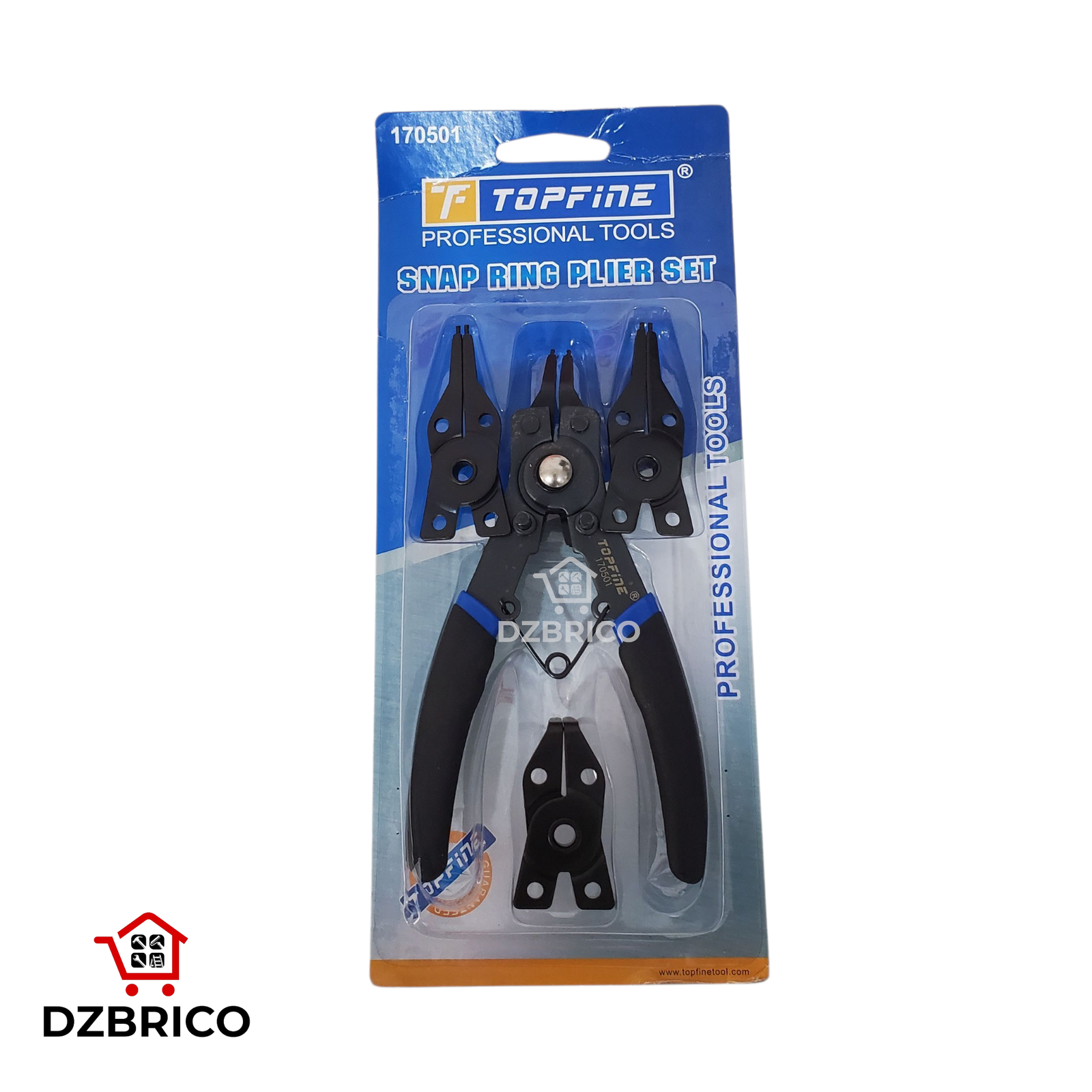 Pince pour circlips 4 en 1 TOPFINE