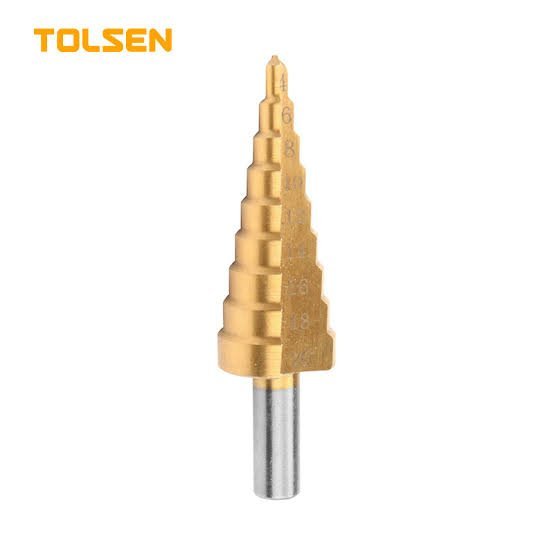 Mèche Forêt Étagée Titanium 4-20mm TOLSEN