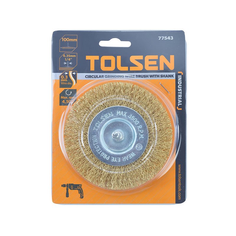 Brosse Perceuse 100mm TOLSEN