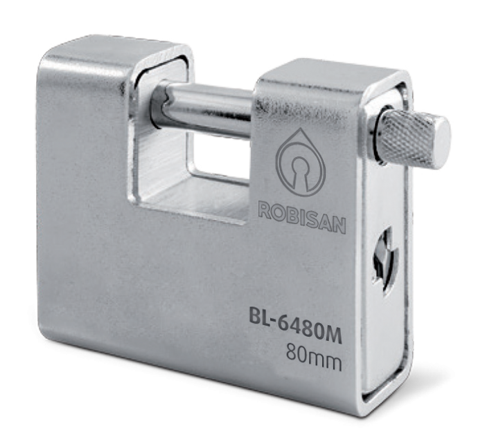 2 Cadenas avec une seul clé 80mm ROBISAN