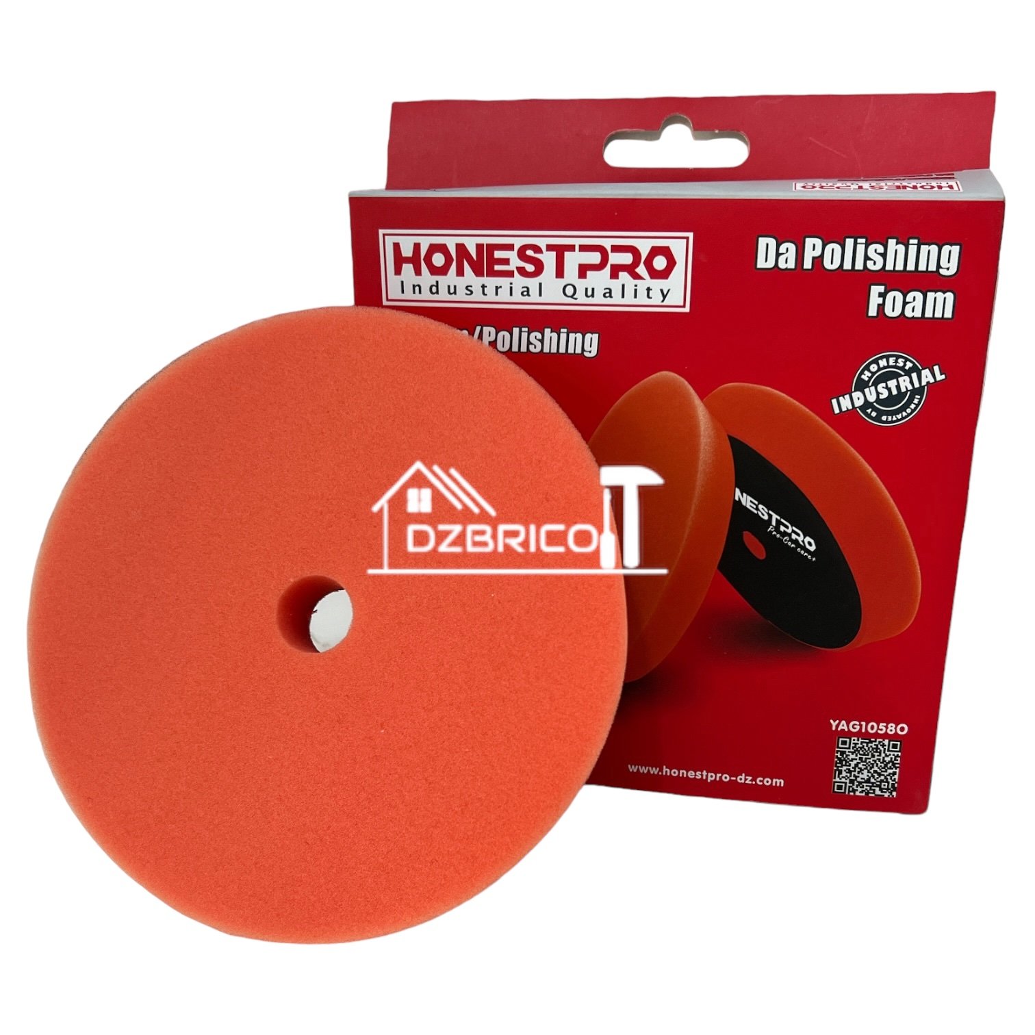 Éponge De Polissage 150mm Orange HONESTPRO