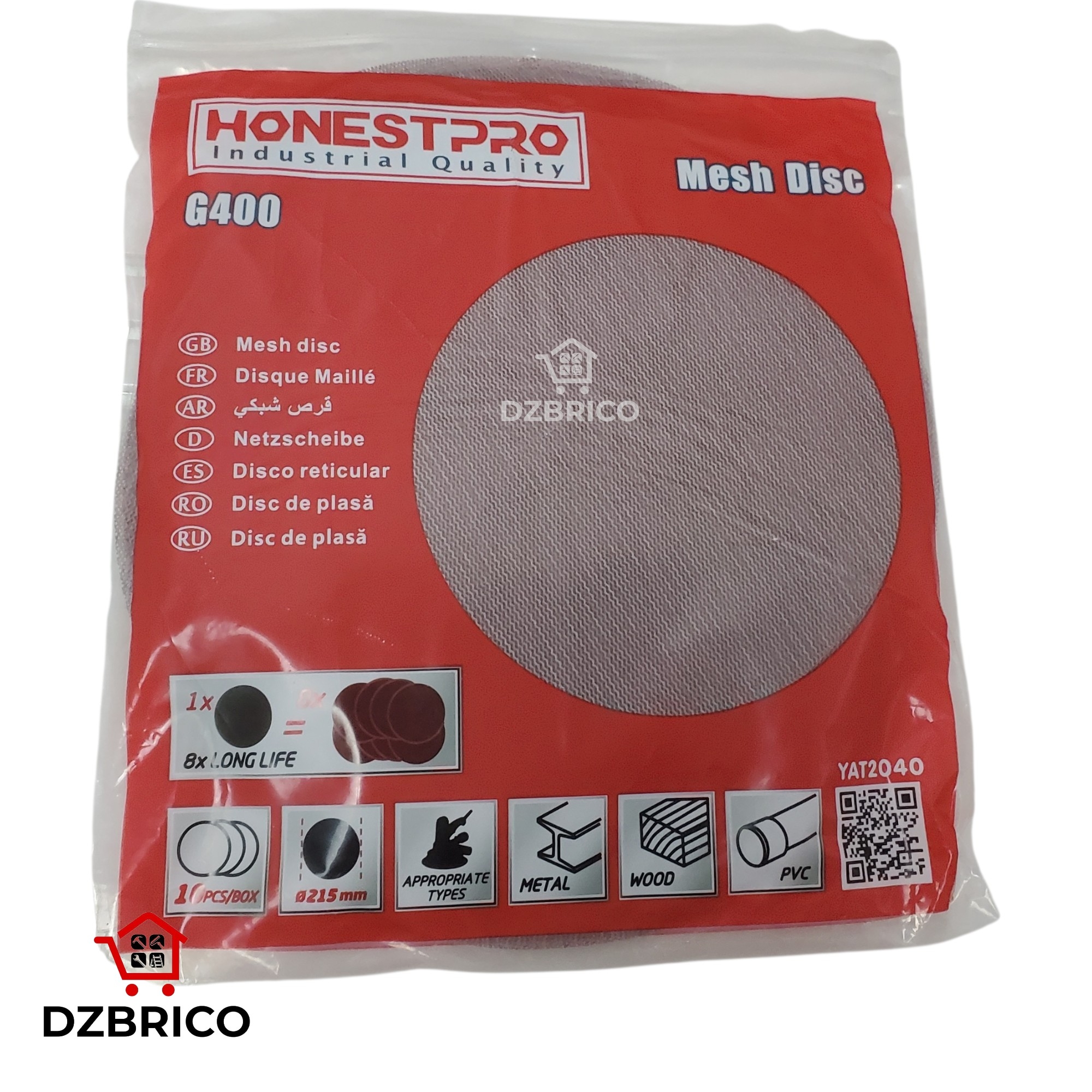 Papier abrasif 400g 10PCS