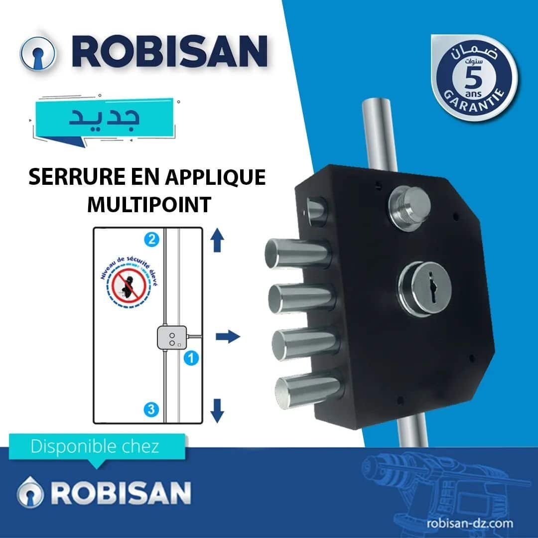 Serrure Blindée Multopoint 820 ITALIEN MODEL ROBISAN