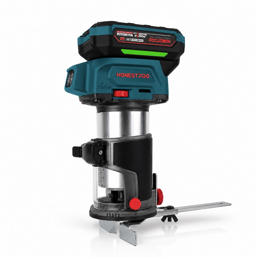 Paumelleuse / Affleureuse a 2 batteries Brushless 21V 2.0Ah  YAE2688 HONESTPRO