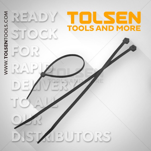 Attache Cable Nylon 7.6x300mm 100Pcs TOLSEN