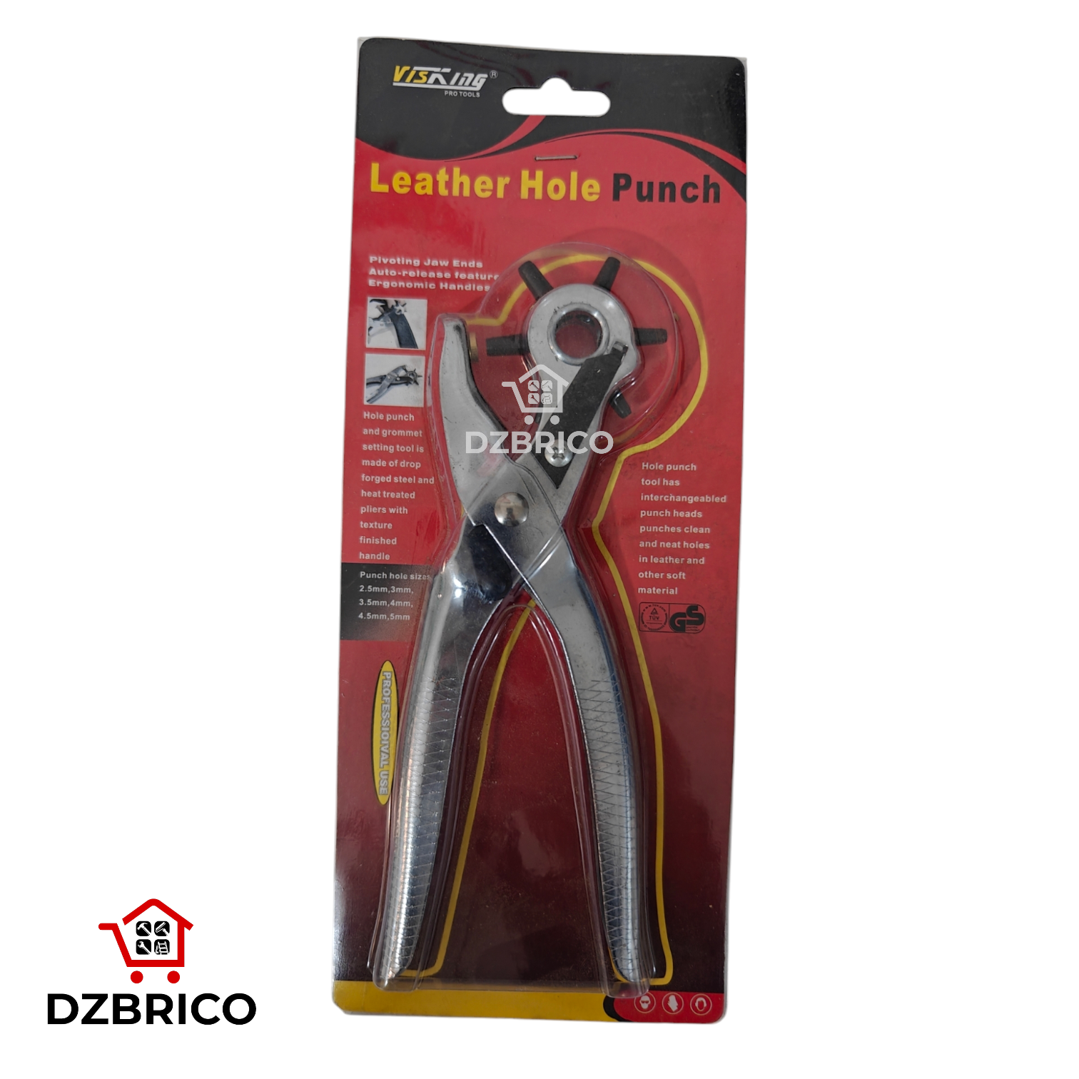 Pince a poinçonner et emporte pièce 2-4.5mm