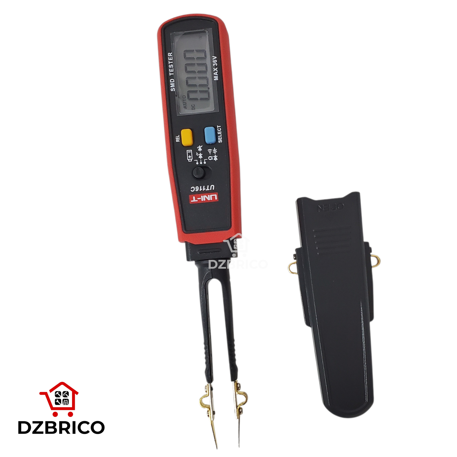 Pince numérique UNI-T UT116C, testeur SMD intelligent, multimètre électrique, testeur de résistance, de capacité et de continuité de diodes