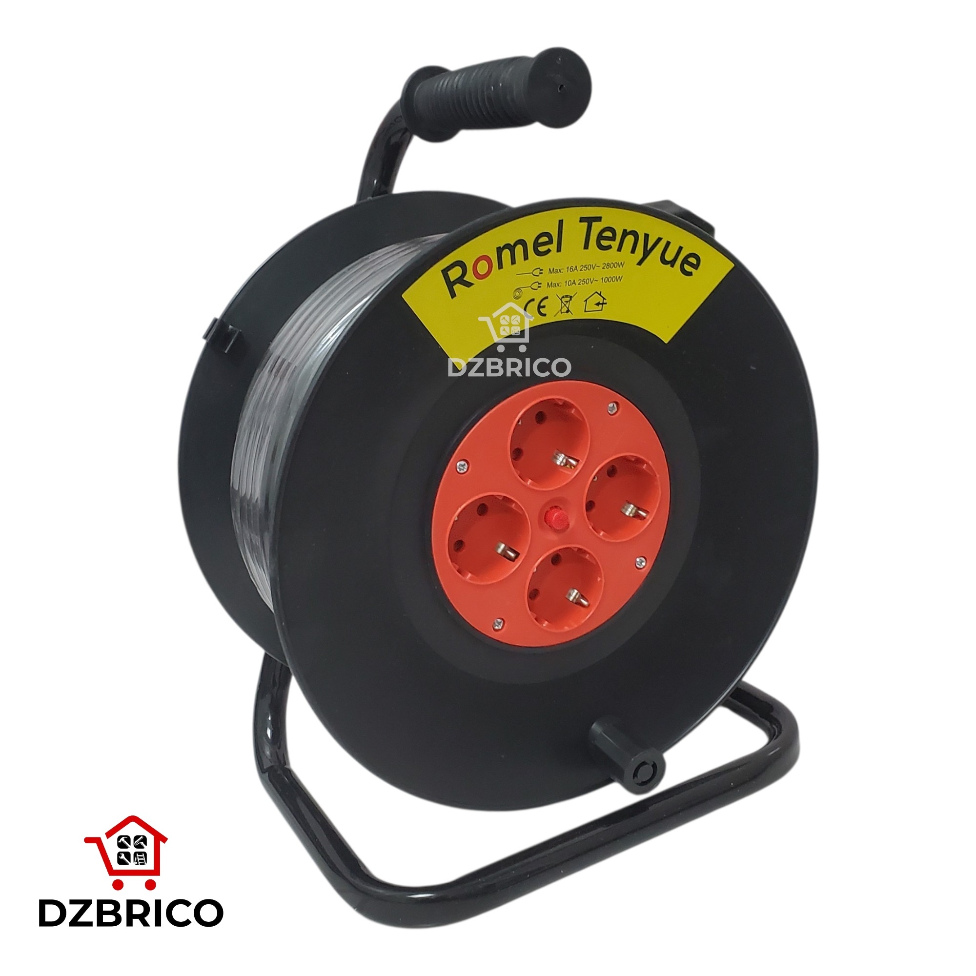 Rallonge Èlectrique Sur Enrouleur 25 m× 2.5mm