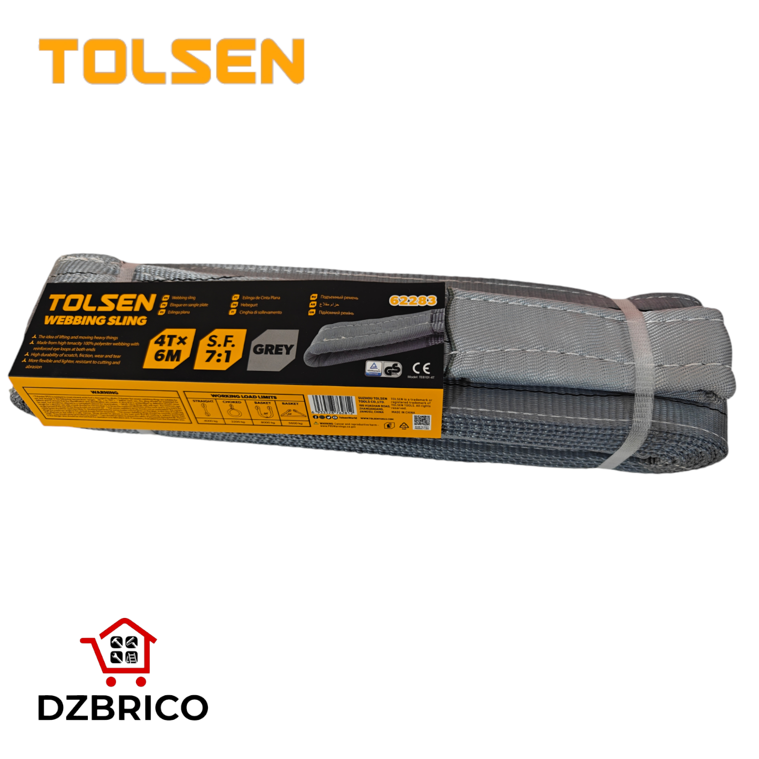 Sangle De Levage En tissu 10 Ton 10M TOLSEN