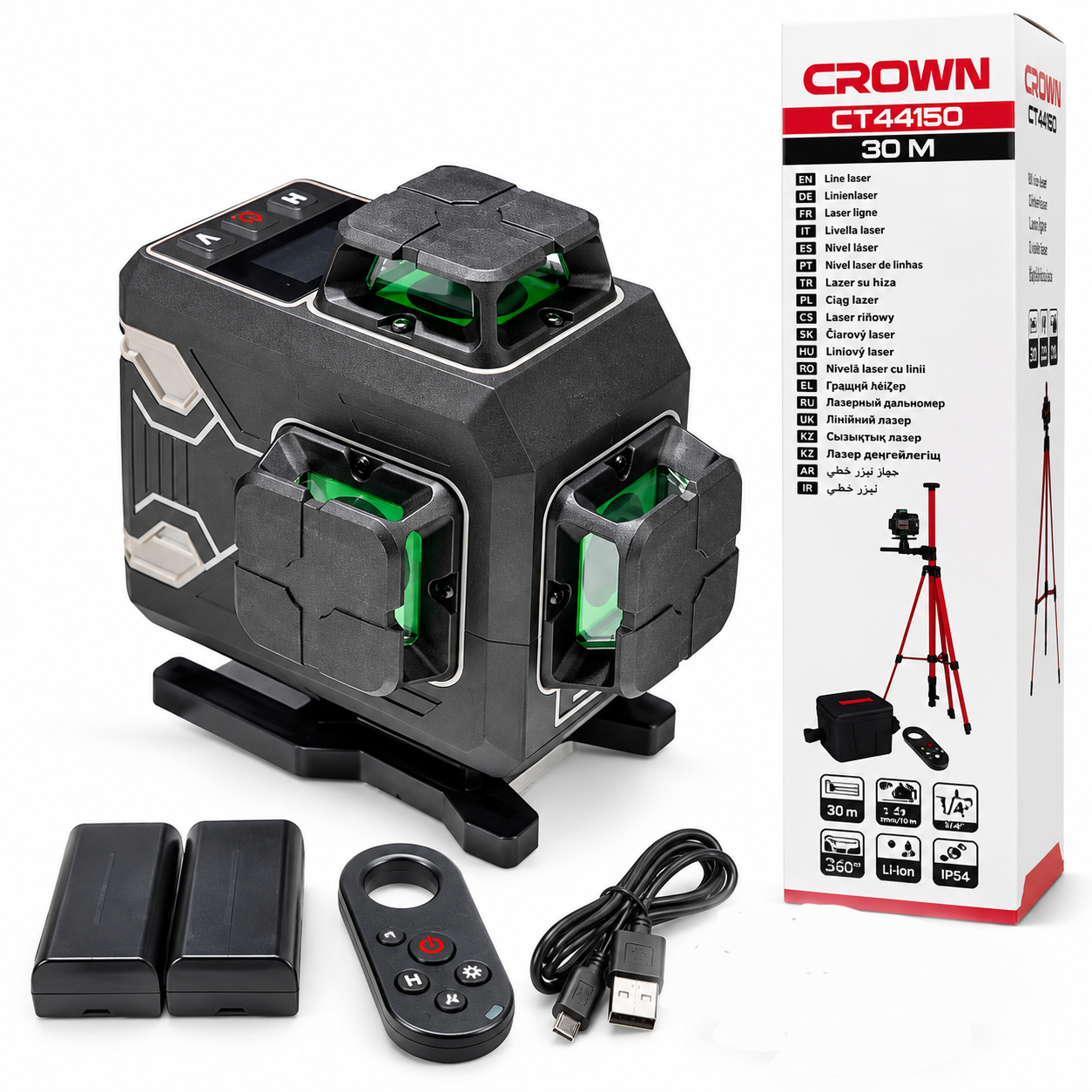 Niveau Laser avec pèche CROWN