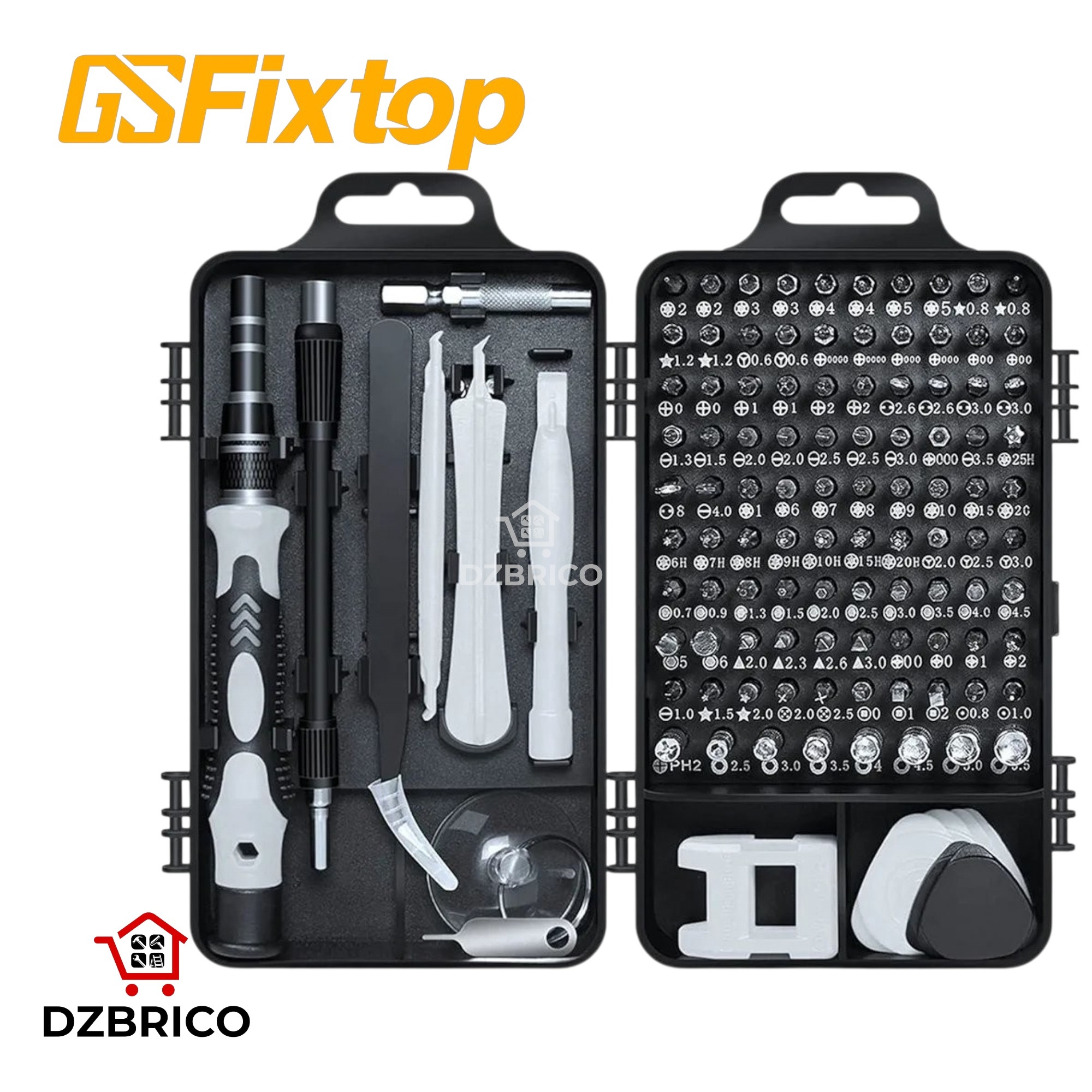 Coffret Jeux tournevis de précision 115 en  GS FIXTOP