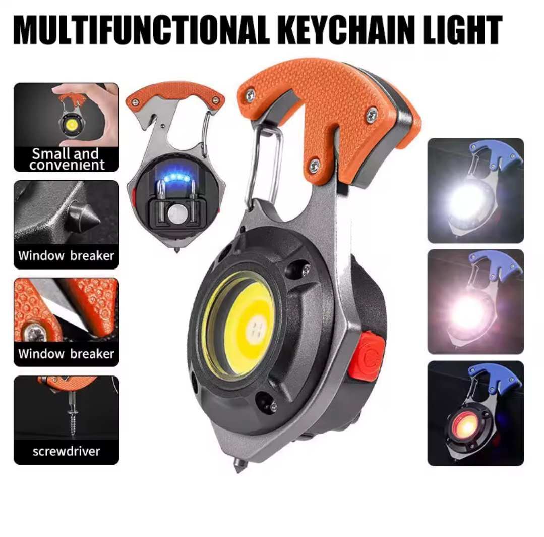 Mini lampe de poche Porte Clé 6 modes
