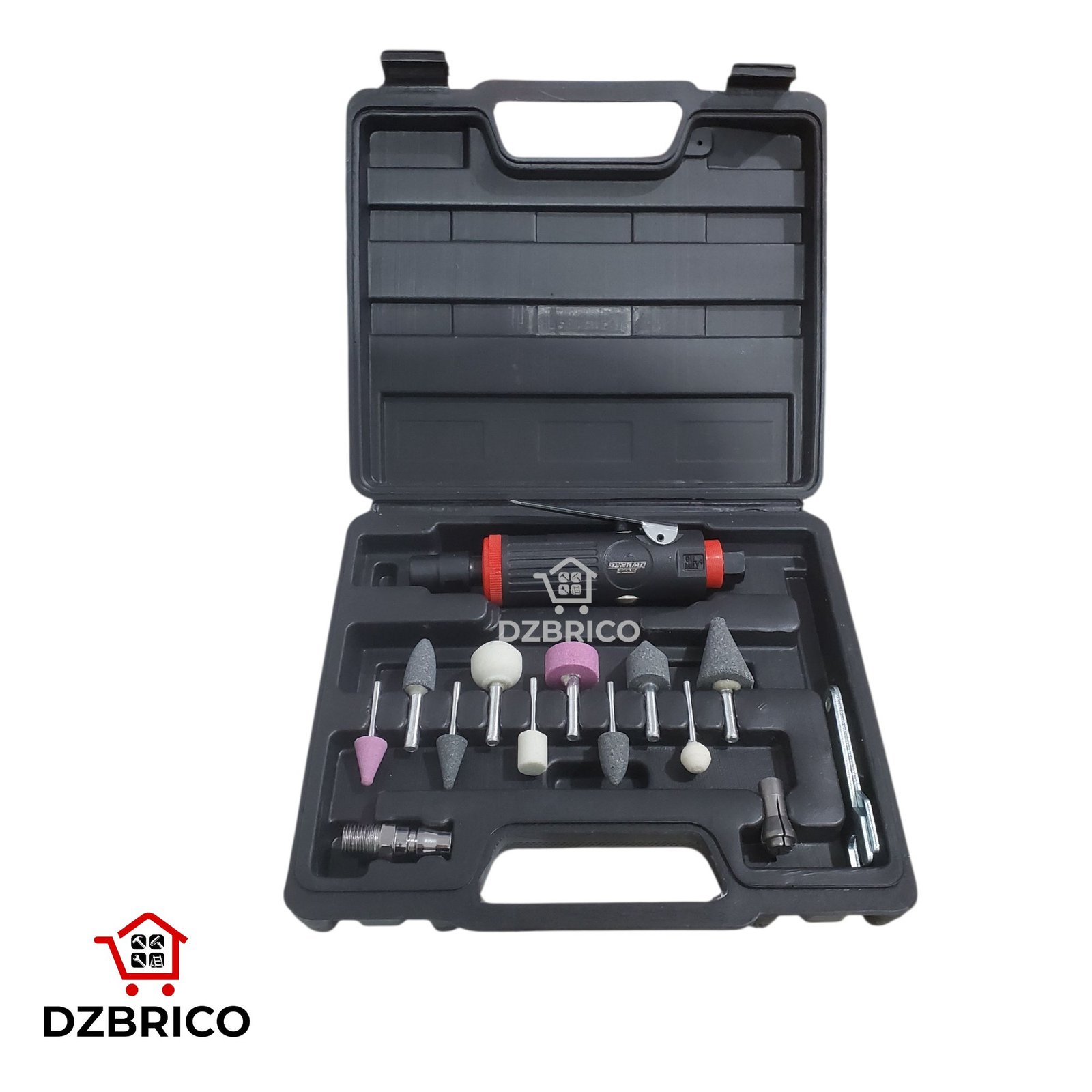 Kit d'outil rotatif pneumatique miniature ,1/4 pouce