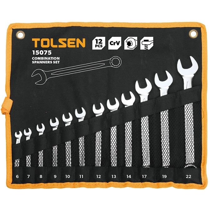 Jeux De Cle Mixte 6-22Mm 12Pcs TOLSEN