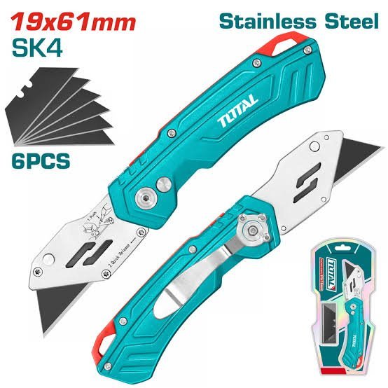 Cutter Pliant Inoxydable 19x61mm TOTAL