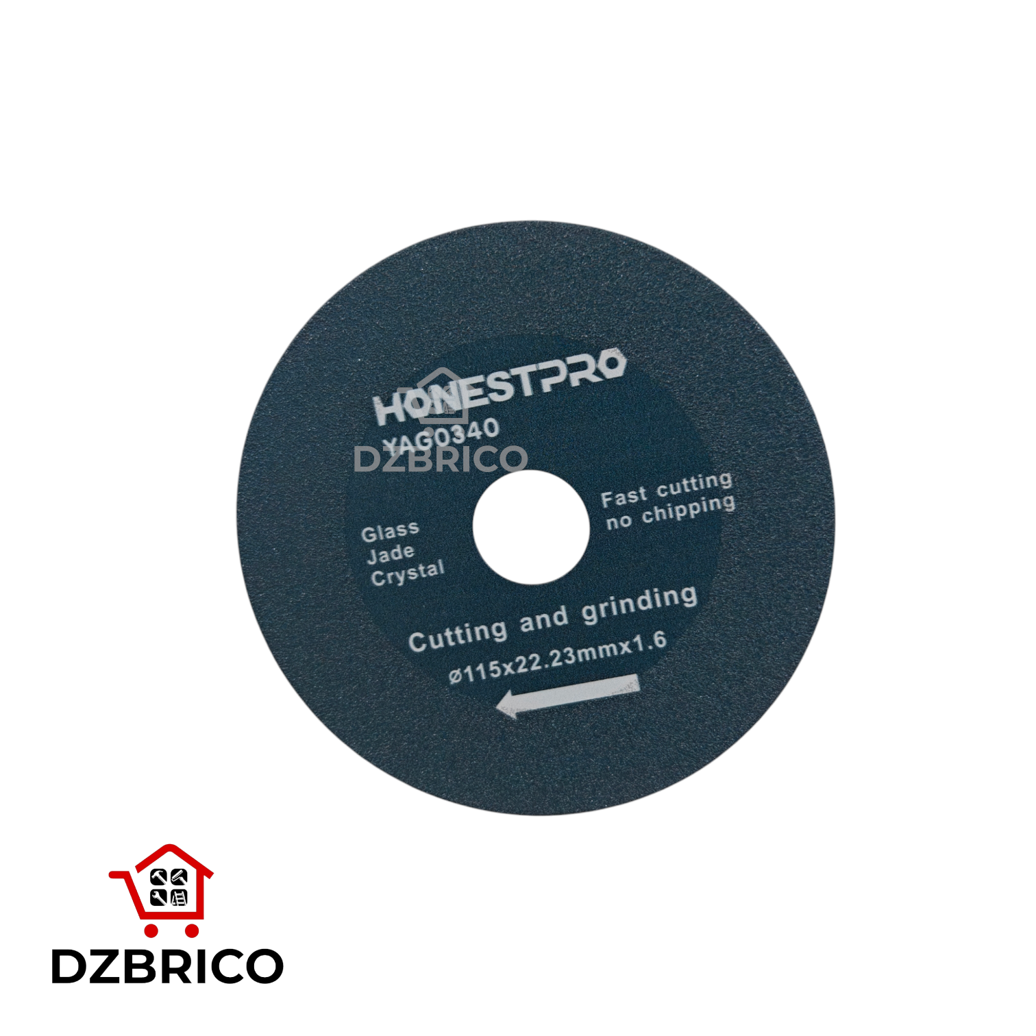 Disque de coupe verre et céramique 115mm HONESTPRO