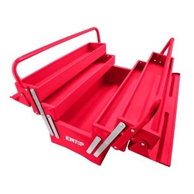 Caisse A Outils Métallique 404x200x205mm EMTOP