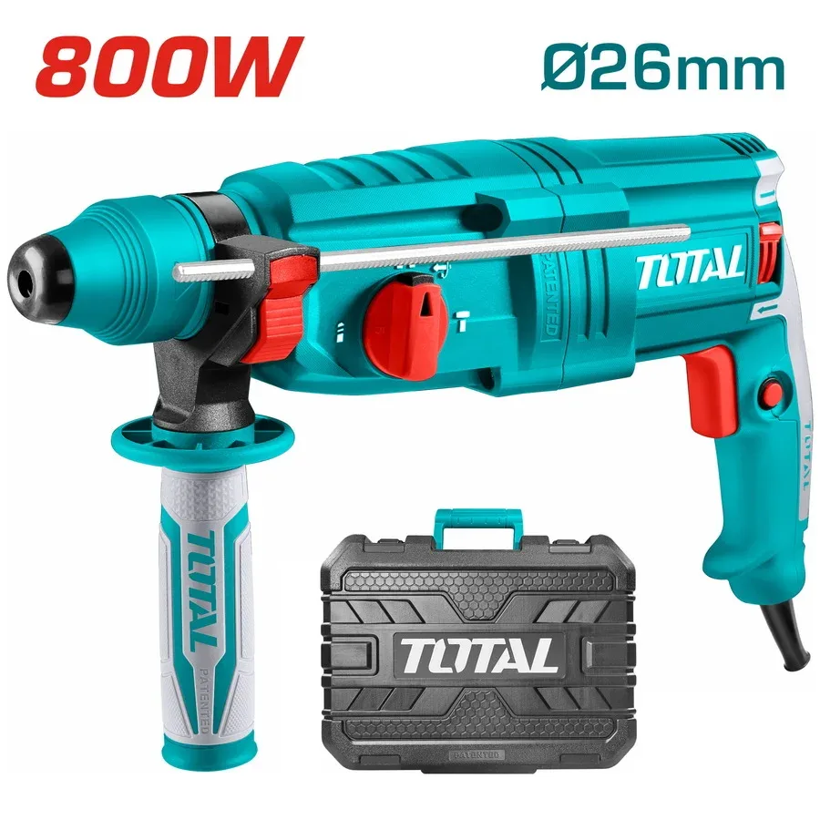 Marteau perfarateur 800W double mandrin TOTAL TH308268