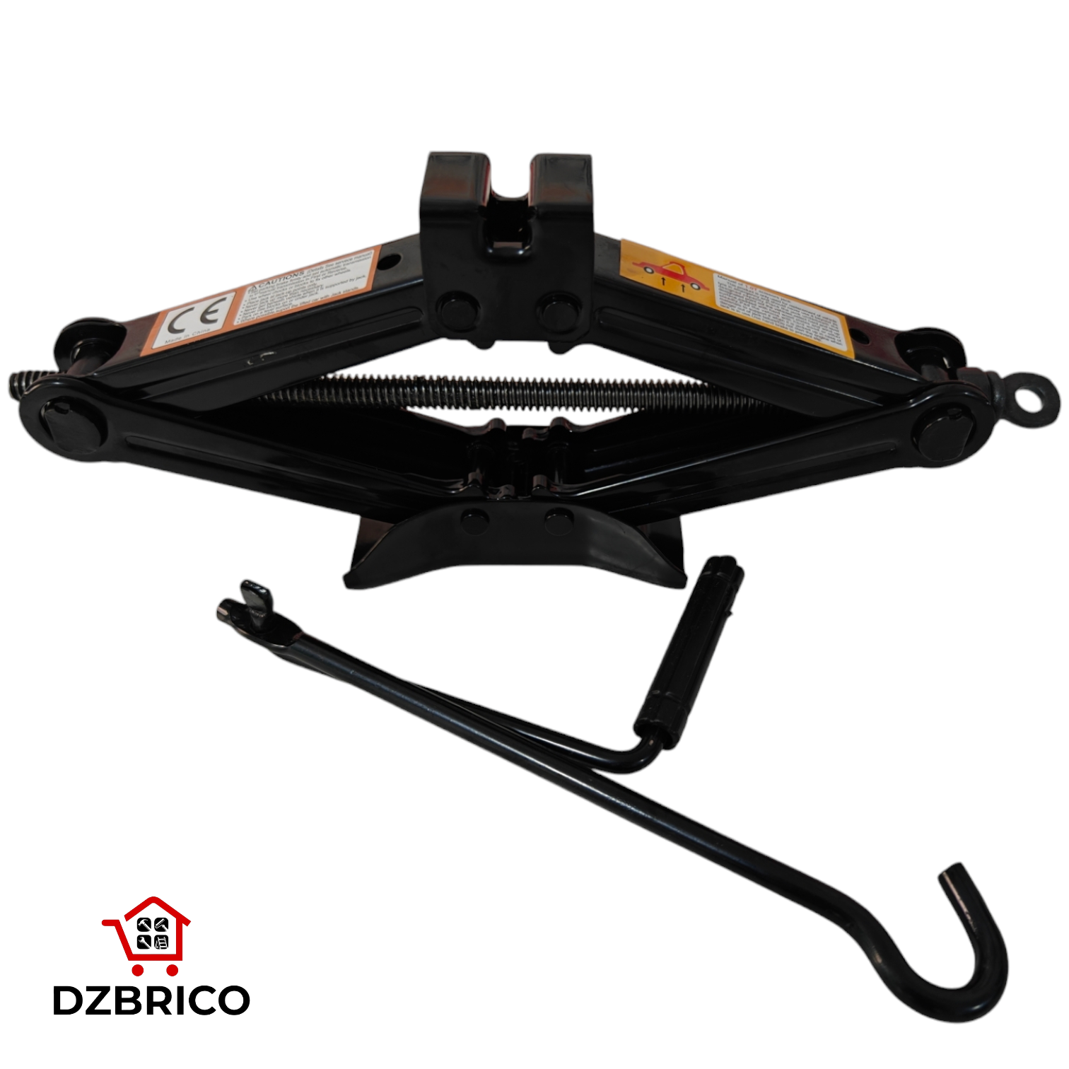Cric acier manivelle 1Ton