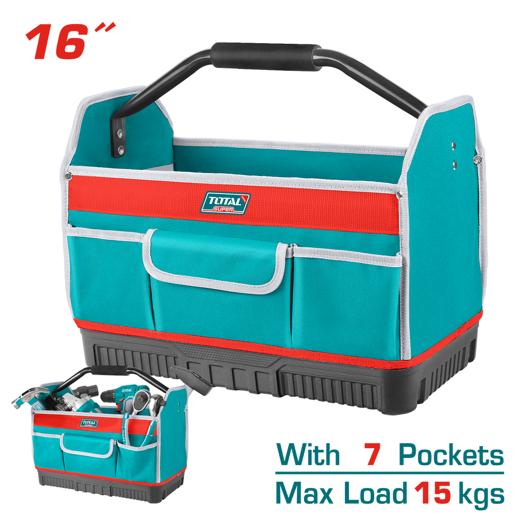 Sac À Outils 7 Poches 15Kg Avec Base Moulée Total