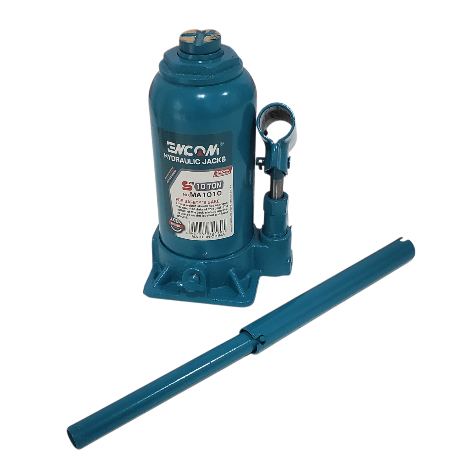 Cric Bouteille hydraulique 10 Ton EMCOM