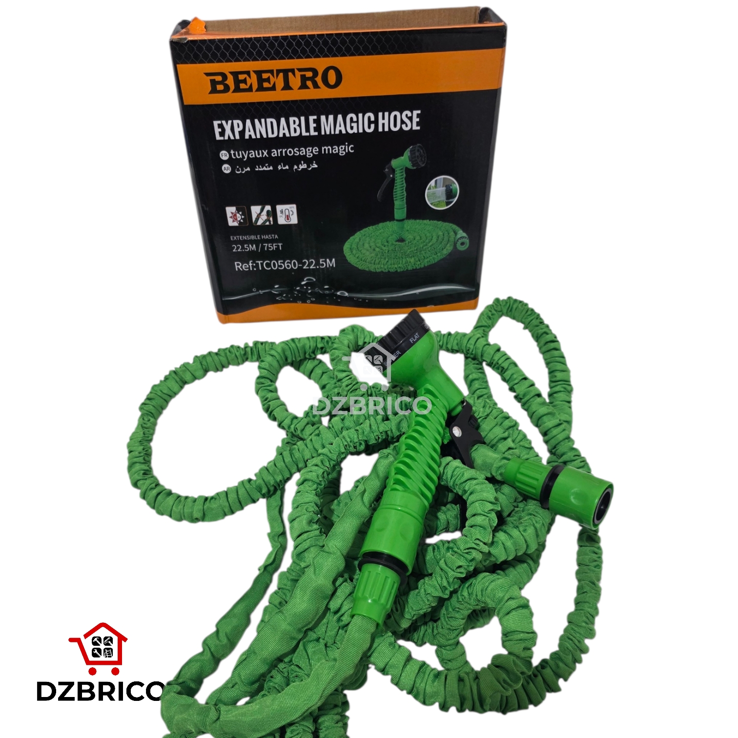 Tuyau d'arrosage flexible 15M luxe TC0556 BEETRO