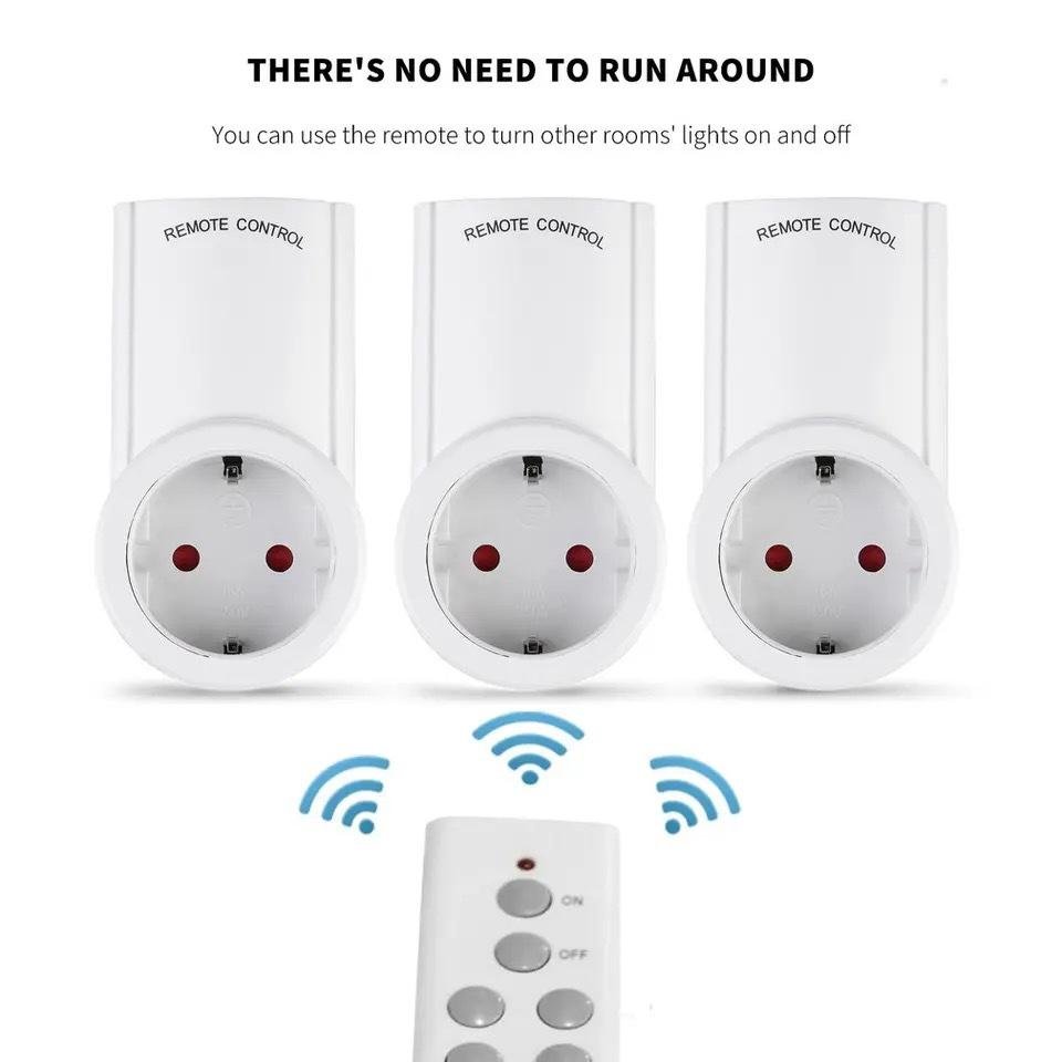 Kit de 3 Prises de courant intelligente avec télécommande Sans-fil BEETRO