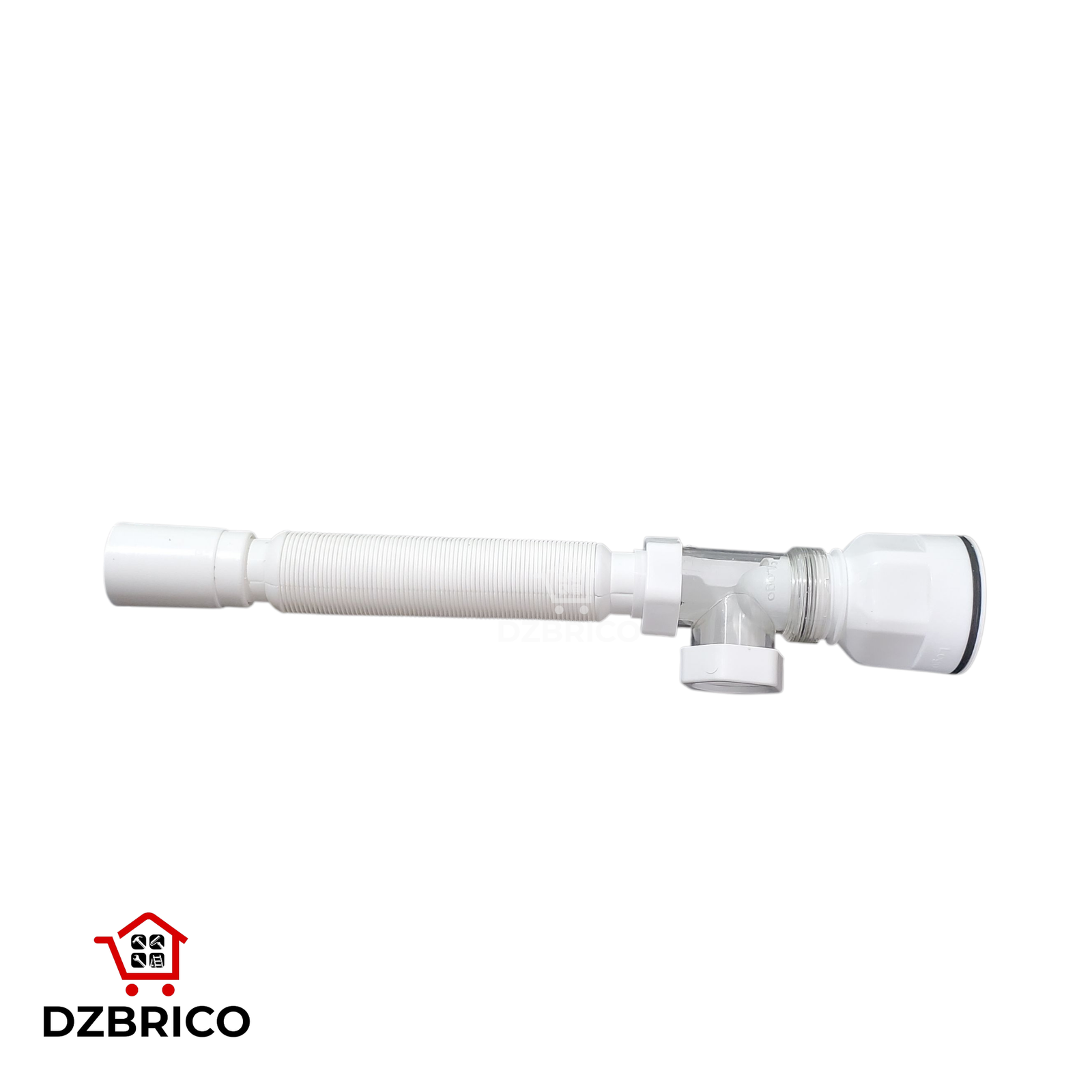 Siphon lavabo Salle de bain désodorisant a clapet (blanc)