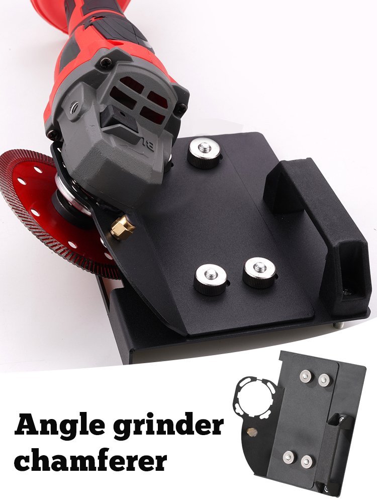 Support coupe d'angle 45 dégrée pour tronçonneuse et Meuleuse d'angle 115mm Noir