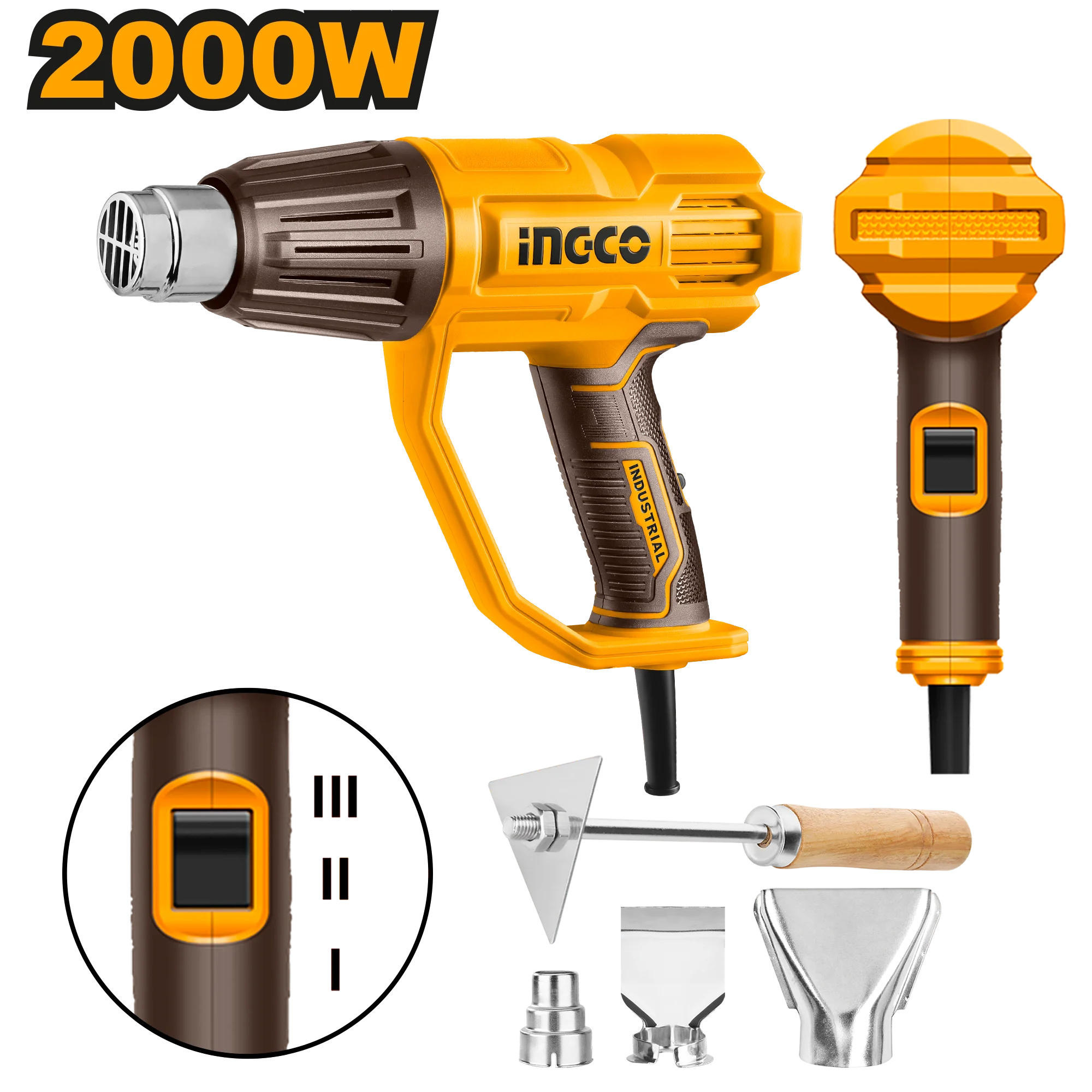 Décapeur thermique 2000W  HG200078 INGCO