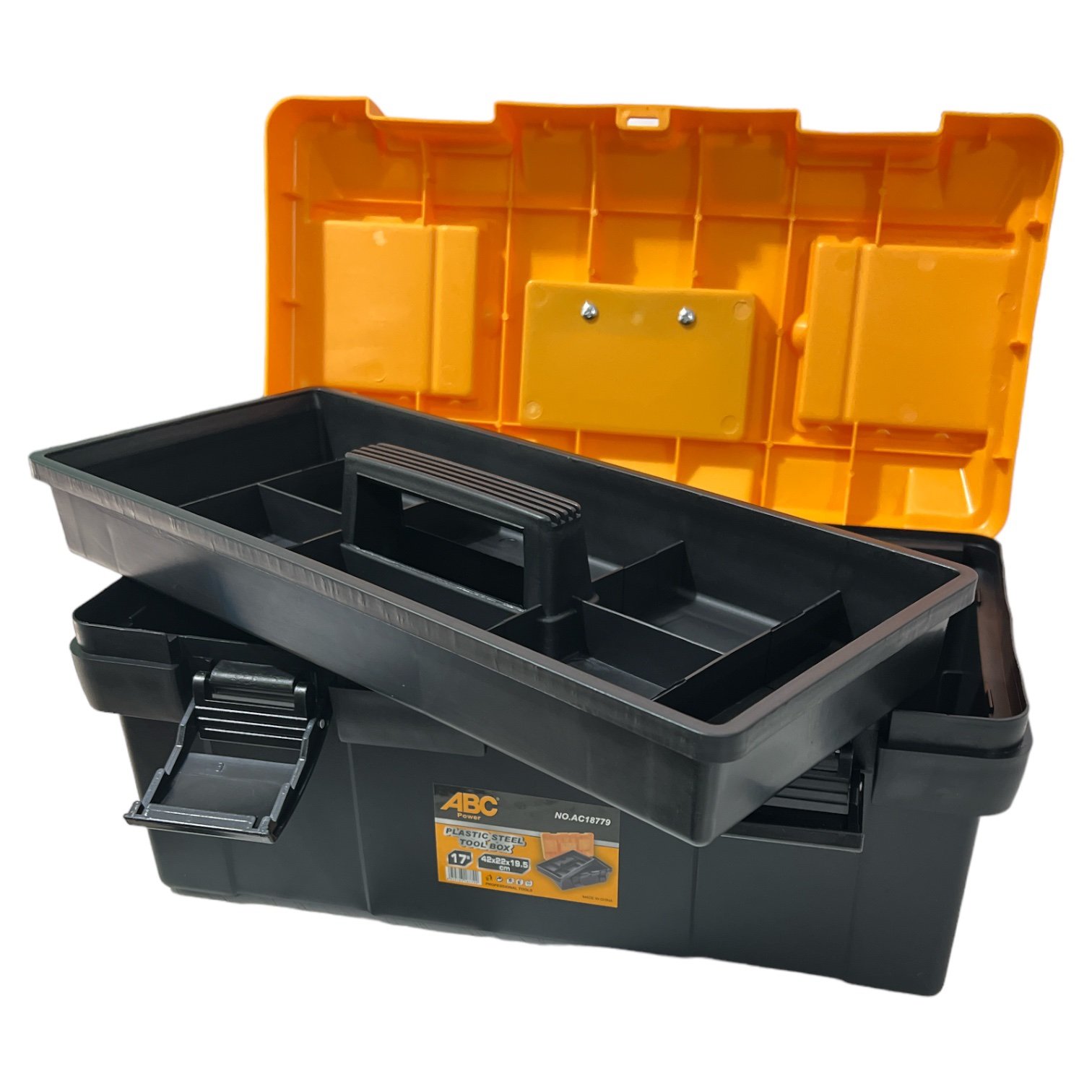 Caisse A Outils 17" 42x22x19.5cm ABC