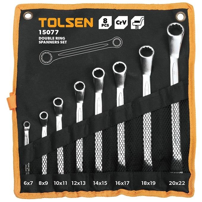 Jeux De Cle Polygonale 8Pcs TOLSEN