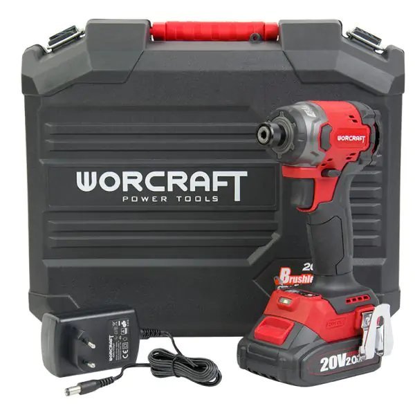 Visseuse a choc 20V 2.0ah 1 batterie WORCRAFT