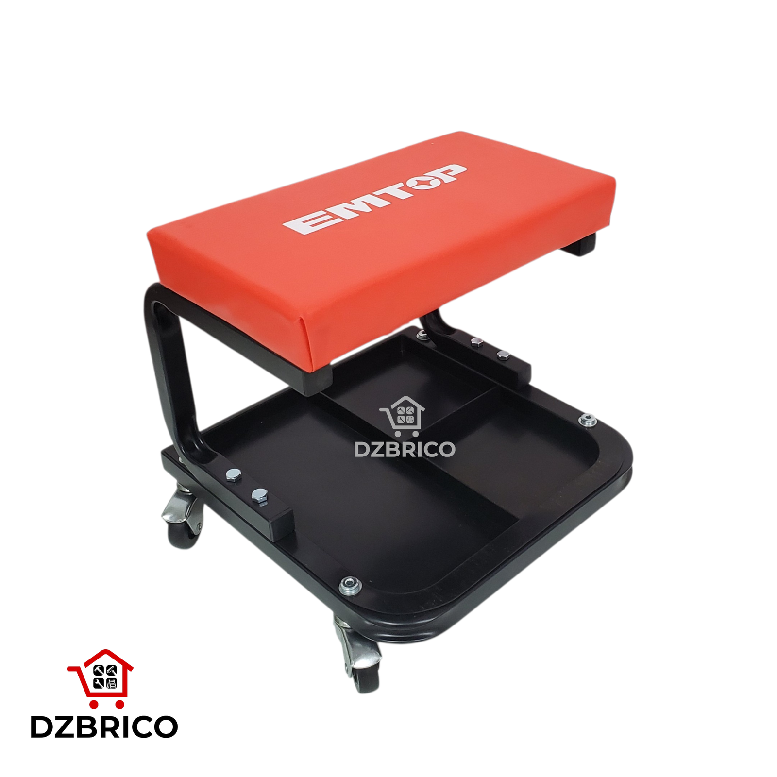 Tabouret roulant de mécanicien avec roulettes EMTOP