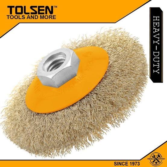 Brosse Métallique Plate 100mm TOLSEN