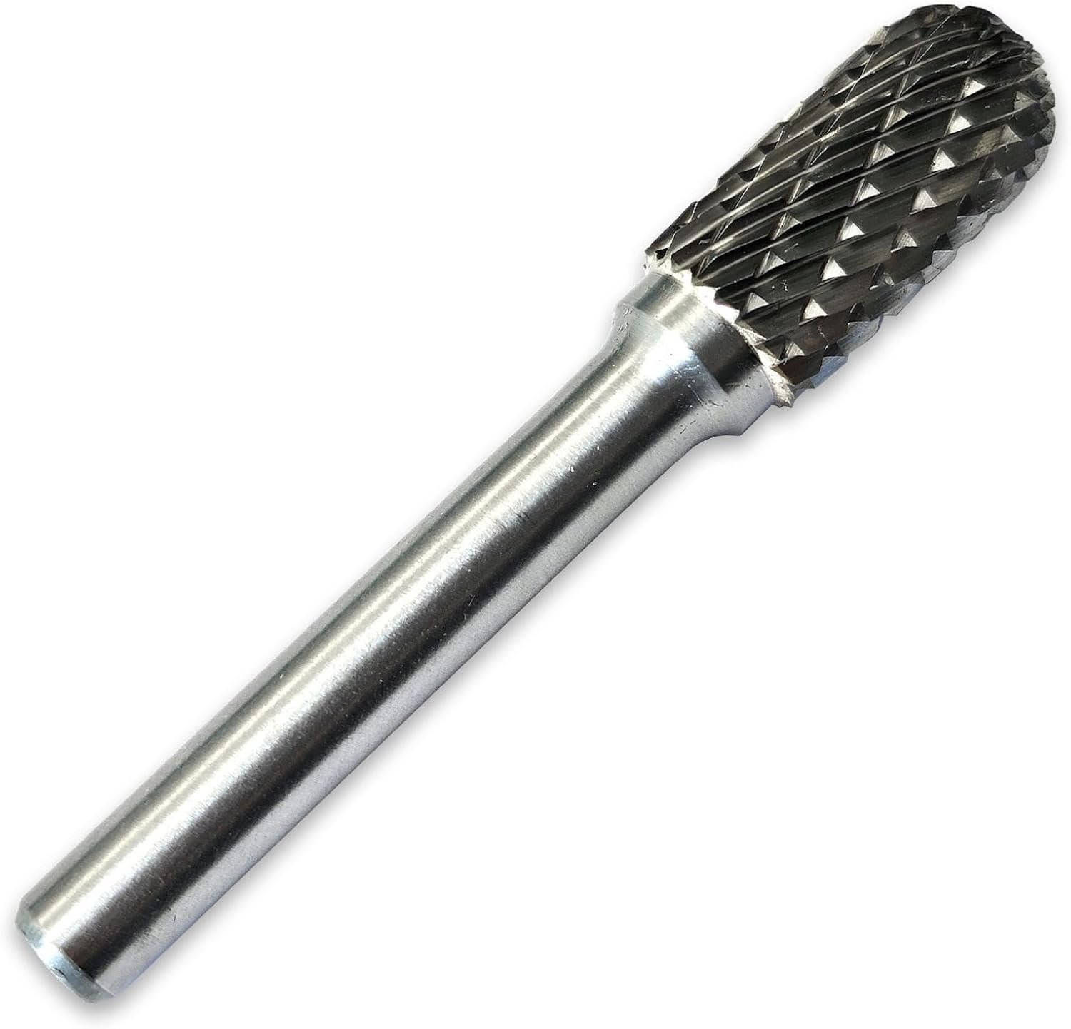 Fraise Carbure de Tungstene Lime Cylindrique Bout Arrondi  mm - Queue lisse 6mm