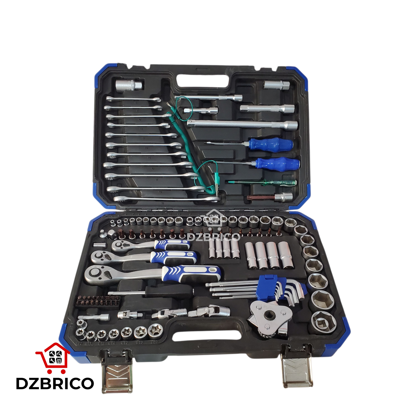 Coffret outillage cliquets et douilles  121 pièces