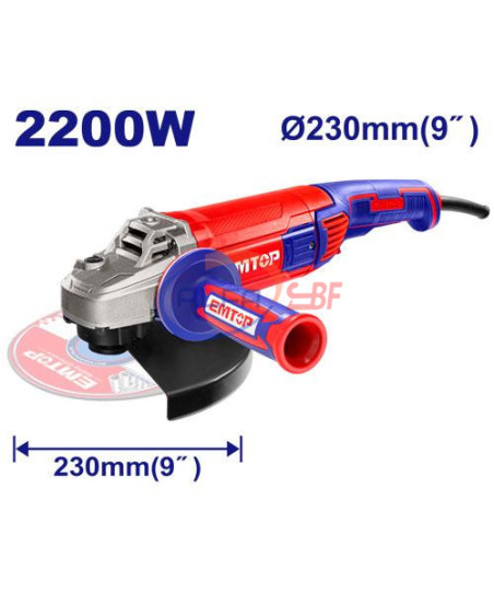 Meuleuse d'angle 230mm 2200W EMTOP