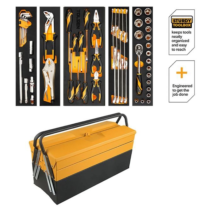 Caisse A Outils Mecanique 60Pcs TOLSEN