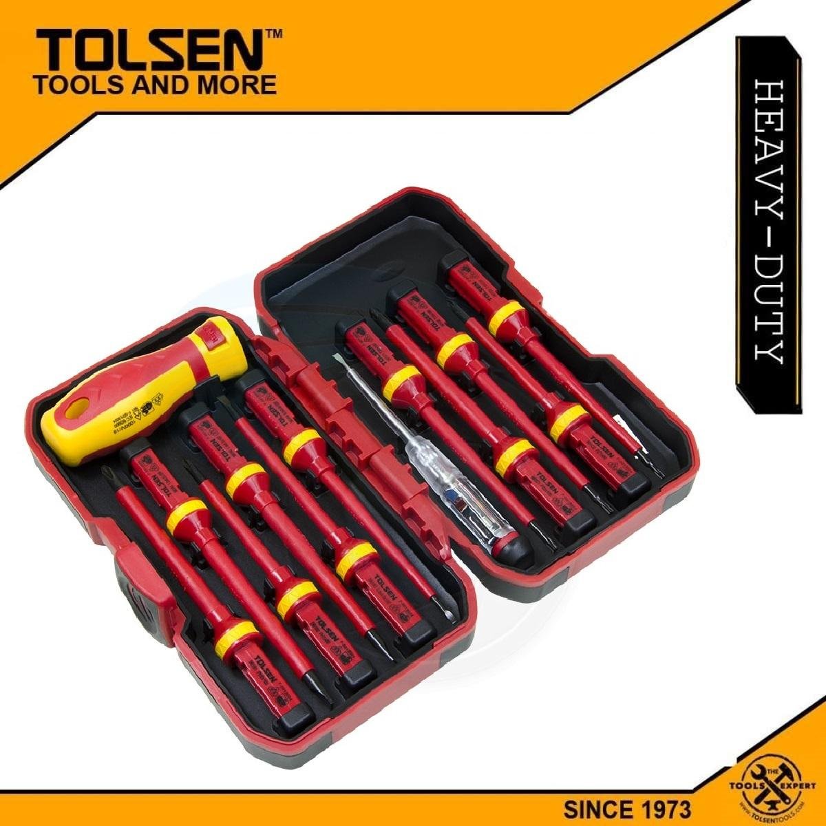 Coffret Tournevis Isolée 13Pcs - TOLSEN