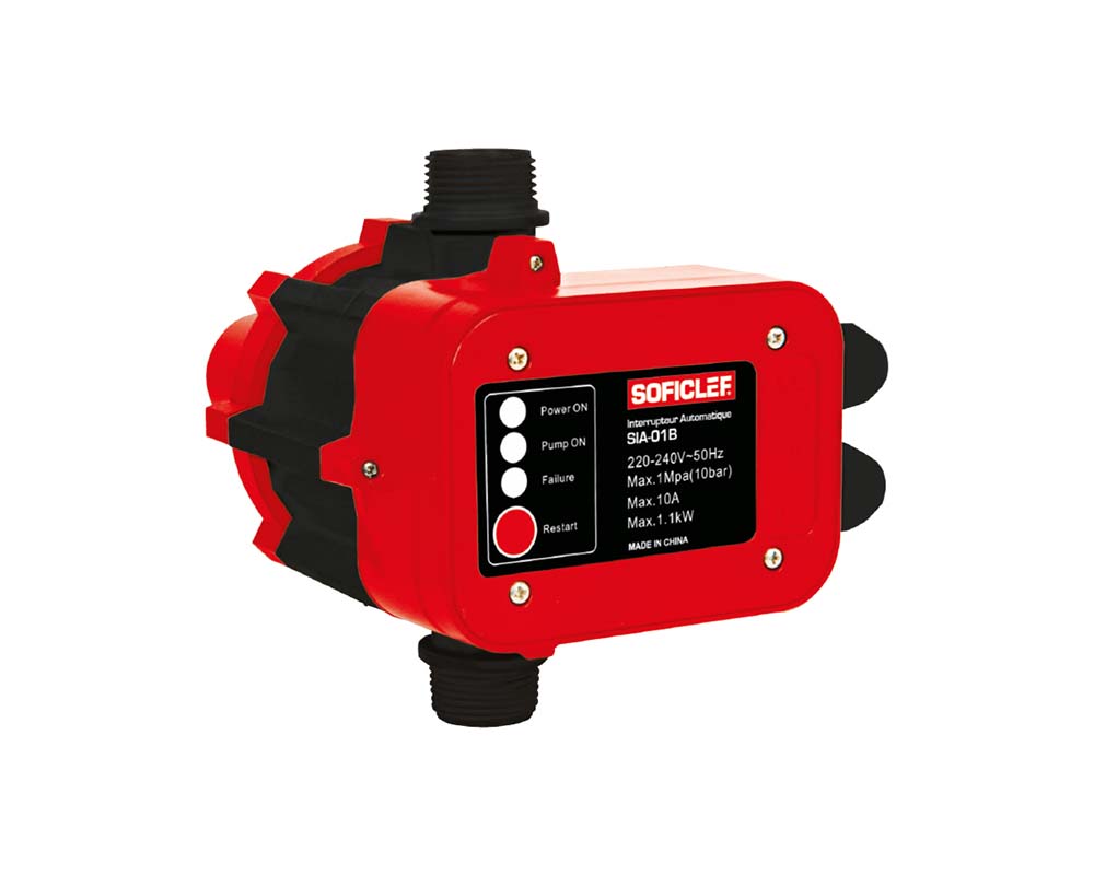 Servo interrupteur auto pour pompe a eau 10 bar SIA01 SOFICLEF