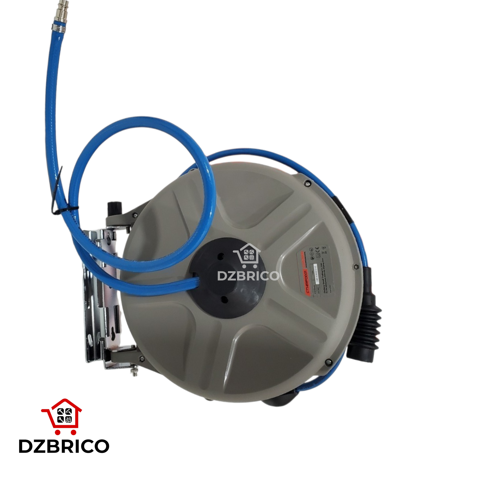 Enrouleur de tuyau d'air rétractable en acier de qualité 6.5×10mm,15m CROWN