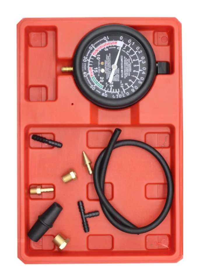 Kit universel de testeur de pression de vide de pompe à essence de moteur  de voiture