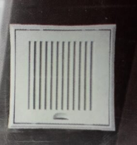 Grille d'aération 30x30 cm fenêtre pour baignoire Salle de bain