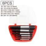 Jeux de tourne gauche 6 pièces 3-22mm